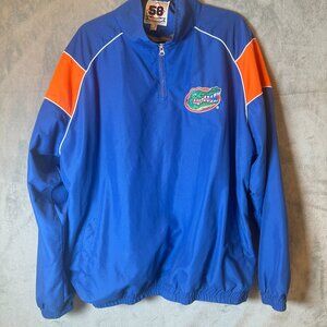 Florida Gators Pullover Windbreaker Jacket XXL Blue Orange NCAA
